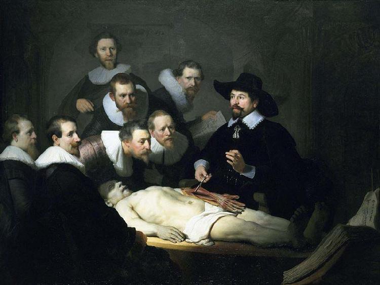 REMBRANDT Harmenszoon van Rijn Anatomy Lesson of Dr. Nicolaes Tulp, Sweden oil painting art
